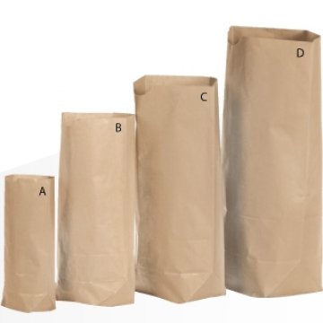 SACCHI CARTA  2 F. KRAFT AVANA